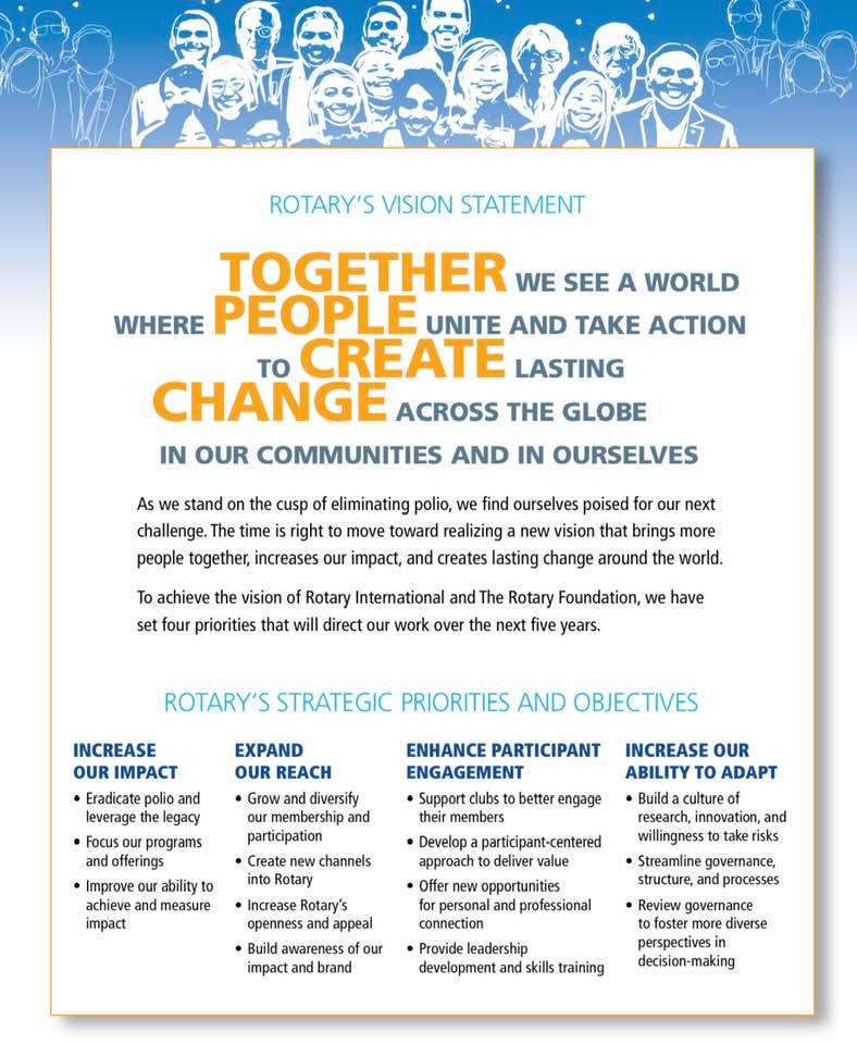 Rotary's Vision Statement