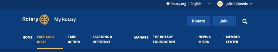 Dashboard MyRotary